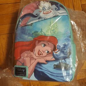 Disney DEC Employee Center LE600 Little Mermaid Ursula Loungefly Backpack Bag